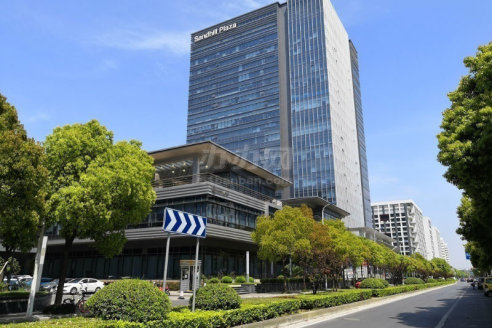 展想广场写字楼出租,张江广兰路地铁站,200平,展想广场,精装修带家具